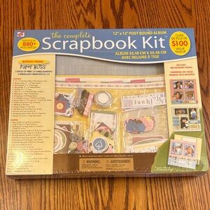 NWT Westrim The Complete Scrapbooking Kit with 880+ Pieces and a 12” x 12” Album
